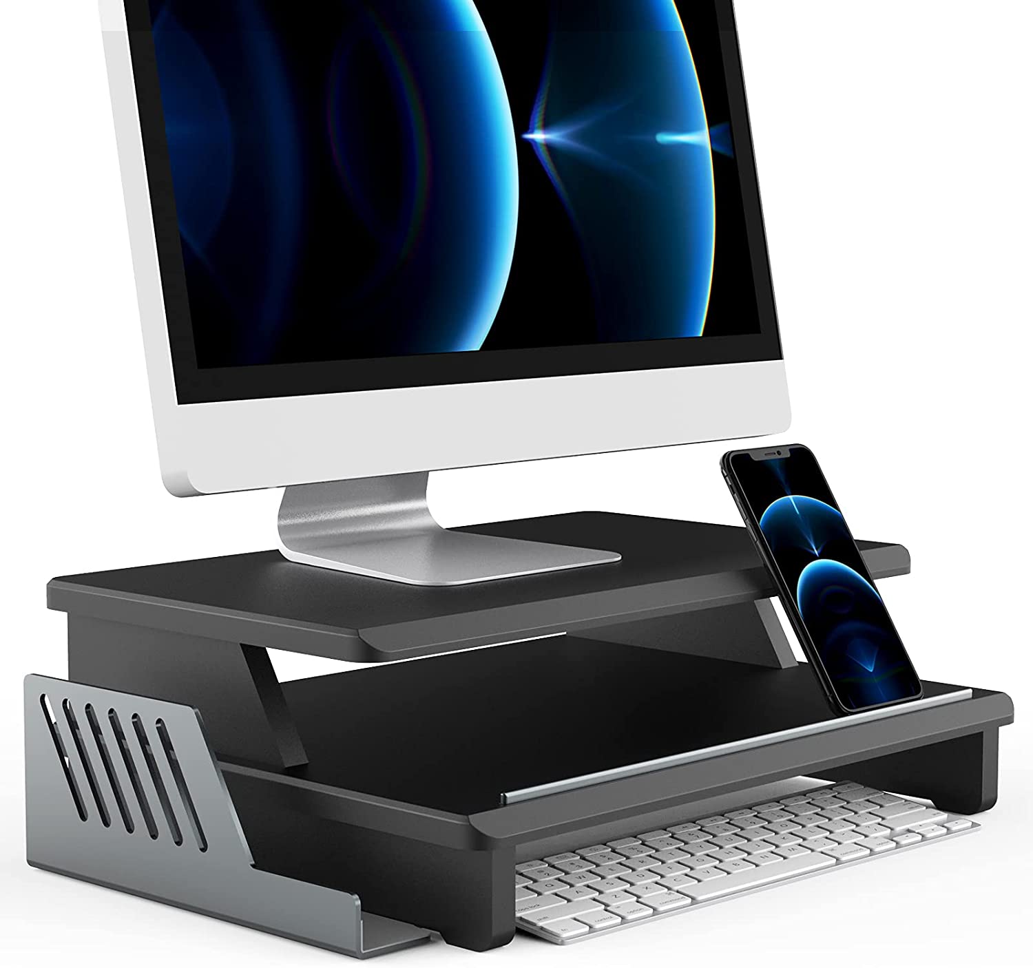 Mono Dsign Twin Deck Monitor Stand